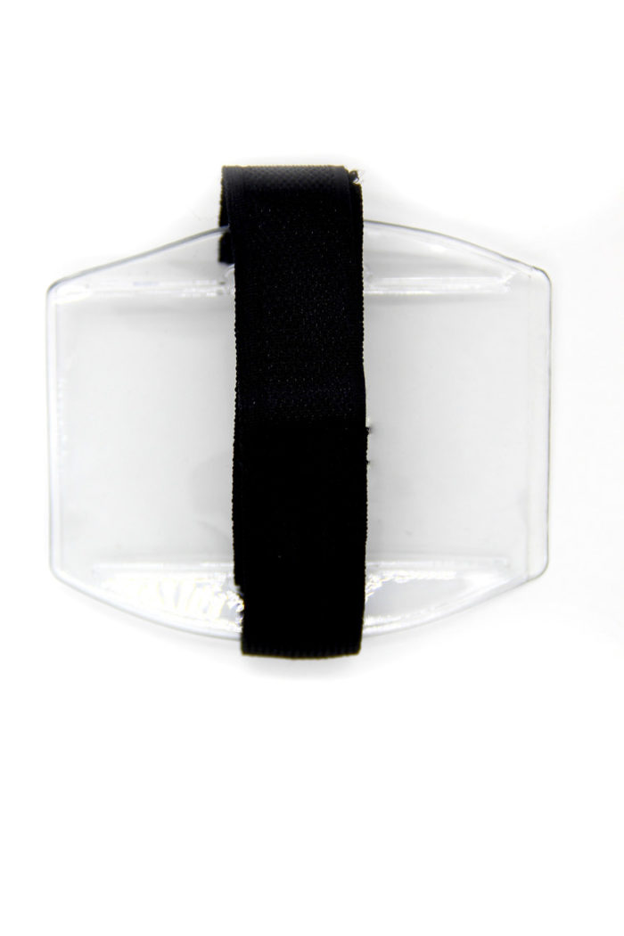 Arm band badge holder