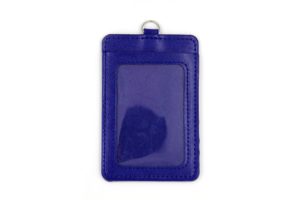 Leather badge holder